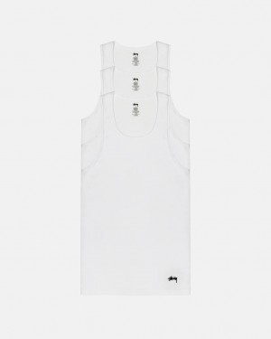 Camasa Barbati Stussy Stussy Tank Undershirt Albi | QXQ-2528