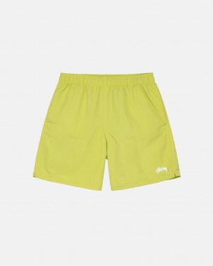 Costume De Baie Barbati Stussy Stock Apa Scurte Verzi Deschis | UJX-0775