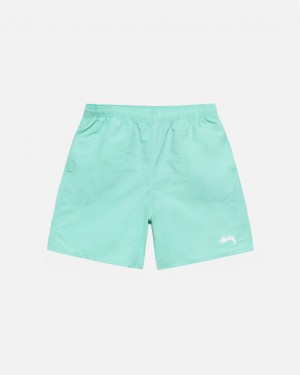 Costume De Baie Barbati Stussy Stock Apa Scurte Turcoaz Deschis | BGJ-7421