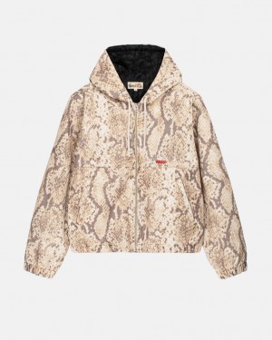 Geci Dama Stussy Lucru Jacket Insulated Panza Snakeskin | CSZ-7003