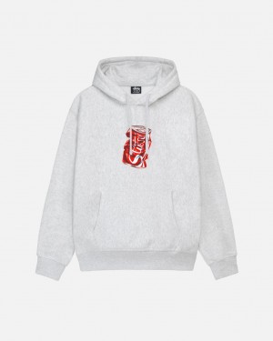 Hanorac cu Gluga Barbati Stussy Soda Can Hoodie Gri | FOM-2667