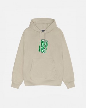 Hanorac cu Gluga Barbati Stussy Soda Can Hoodie Kaki | CGP-5265