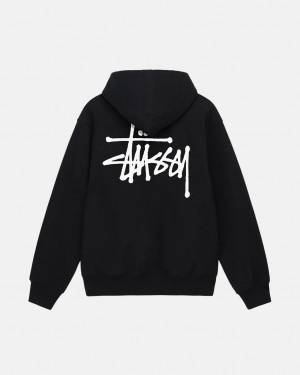 Hanorac cu Gluga Dama Stussy Basic Stussy Hoodie Negrii | LXD-5067