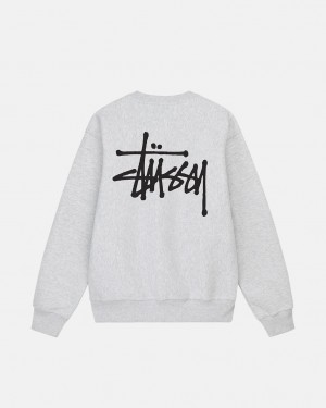 Hanorace Barbati Stussy Basic Stussy Crew Gri | SNK-1169