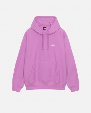 Hanorace Barbati Stussy Stock Logo Hood Violet | SHH-1661