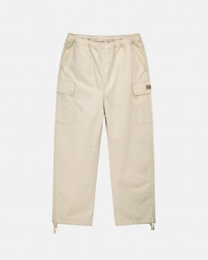 Pantaloni Barbati Stussy Beach Pant Ripstop Cargo Albi | UAB-9022