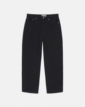 Pantaloni Barbati Stussy Big Ol' Jean Overdyed Negrii | FFU-6272