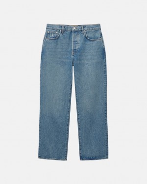 Pantaloni Barbati Stussy Clasici Jean Denim Albastri | TVC-3766