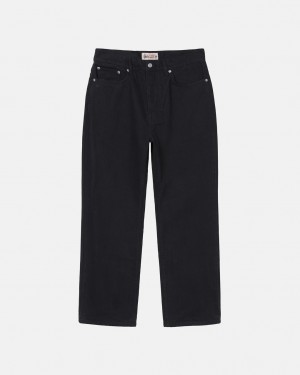 Pantaloni Barbati Stussy Clasici Jean Overdyed Negrii | PCJ-7771