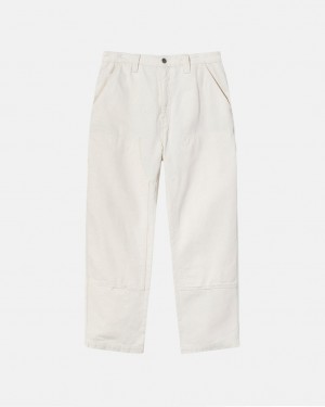 Pantaloni Barbati Stussy Lucru Pant Panza Bej | JHF-4459