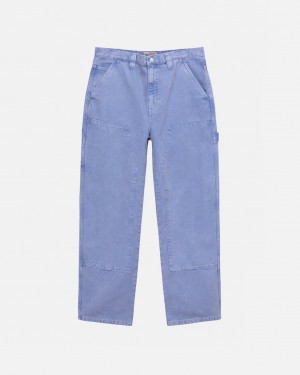 Pantaloni Barbati Stussy Lucru Pant Panza Violet | JNA-8974