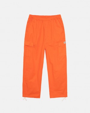 Pantaloni Barbati Stussy Ripstop Cargo Beach Pant Portocalii | GAI-2289