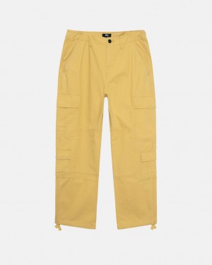 Pantaloni Barbati Stussy Ripstop Surplus Cargo Galbeni | YYY-9370