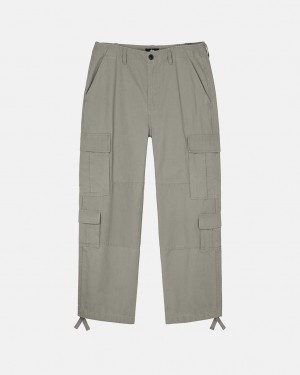 Pantaloni Barbati Stussy Surplus Cargo Ripstop Masline Verzi | AAX-4426