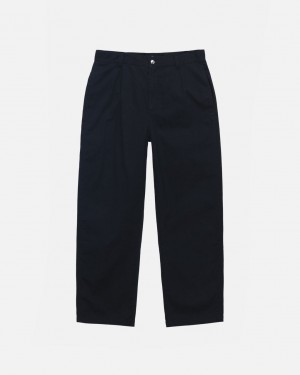 Pantaloni Barbati Stussy Workgear Trouser Twill Negrii | ENM-6308