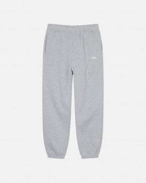 Pantaloni De Trening Dama Stussy Stock Logo Sweatpant Gri | DCE-1407