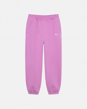 Pantaloni De Trening Dama Stussy Stock Logo Sweatpant Violet | CHX-1490