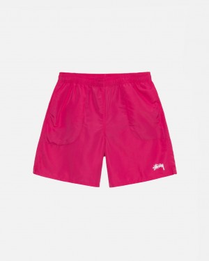 Pantaloni Scurti Barbati Stussy Apa Scurte Stock Roz | CTV-0250