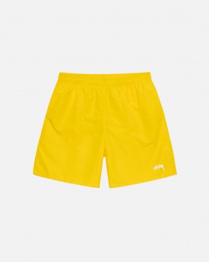 Pantaloni Scurti Barbati Stussy Apa Scurte Stock Galbeni | VLA-5741