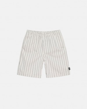 Pantaloni Scurti Barbati Stussy Brushed Beach Scurte Bej | UYG-7151