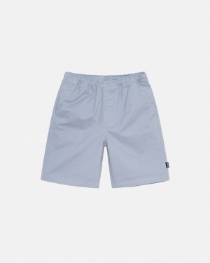 Pantaloni Scurti Barbati Stussy Brushed Beach Scurte Albastri | QWE-1286