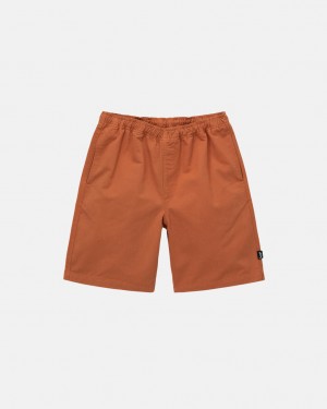 Pantaloni Scurti Barbati Stussy Brushed Beach Scurte Maro | KLQ-9783