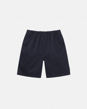 Pantaloni Scurti Barbati Stussy Brushed Beach Scurte Bleumarin | MES-3913