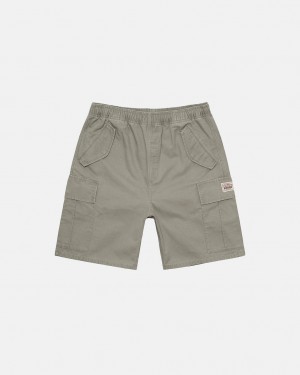 Pantaloni Scurti Barbati Stussy Ripstop Cargo Beach Scurte Masline Verzi | QOC-4670