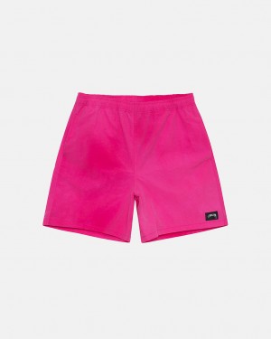 Pantaloni Scurti Barbati Stussy Wave Dye Nailon Scurte Fucsie | QYK-5396