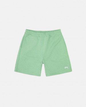 Sweatshorts Barbati Stussy Stock Logo Sweatshort Verzi | JXK-6122