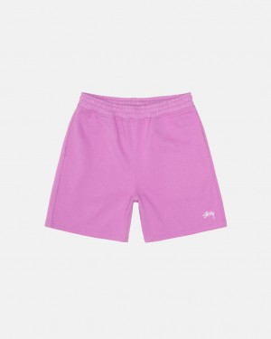 Sweatshorts Dama Stussy Stock Logo Sweatshort Violet | DLN-4893