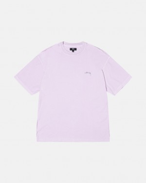 Tricou Barbati Stussy Pig. Dyed Inside Out Crew Violet | ING-4704