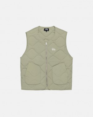 Vesta Dama Stussy Recycled Nailon Liner Vest Maro | BHK-3397