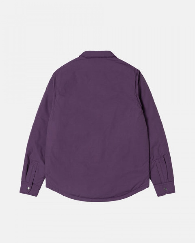 Camasa Barbati Stussy Căptușită Tech Over Shirt Violet | CMC-2779