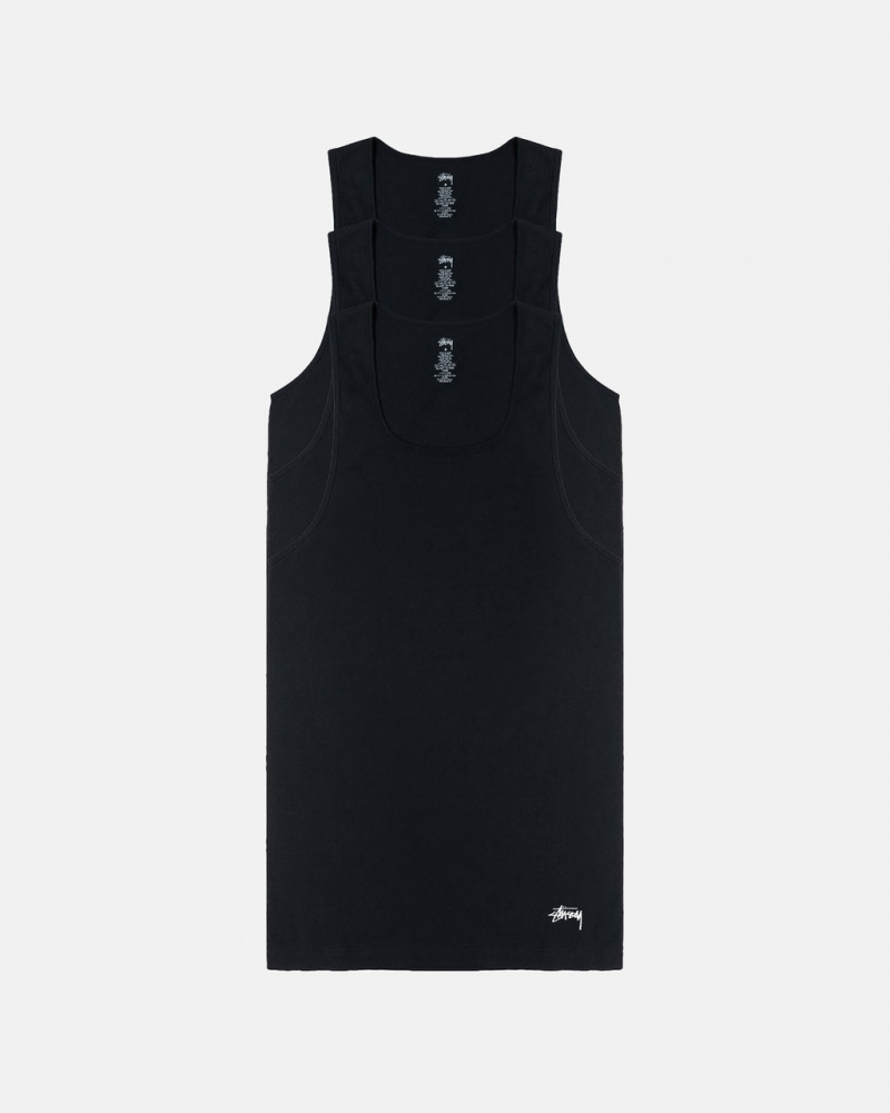 Camasa Barbati Stussy Stussy Tank Undershirt Negrii | KBY-9546