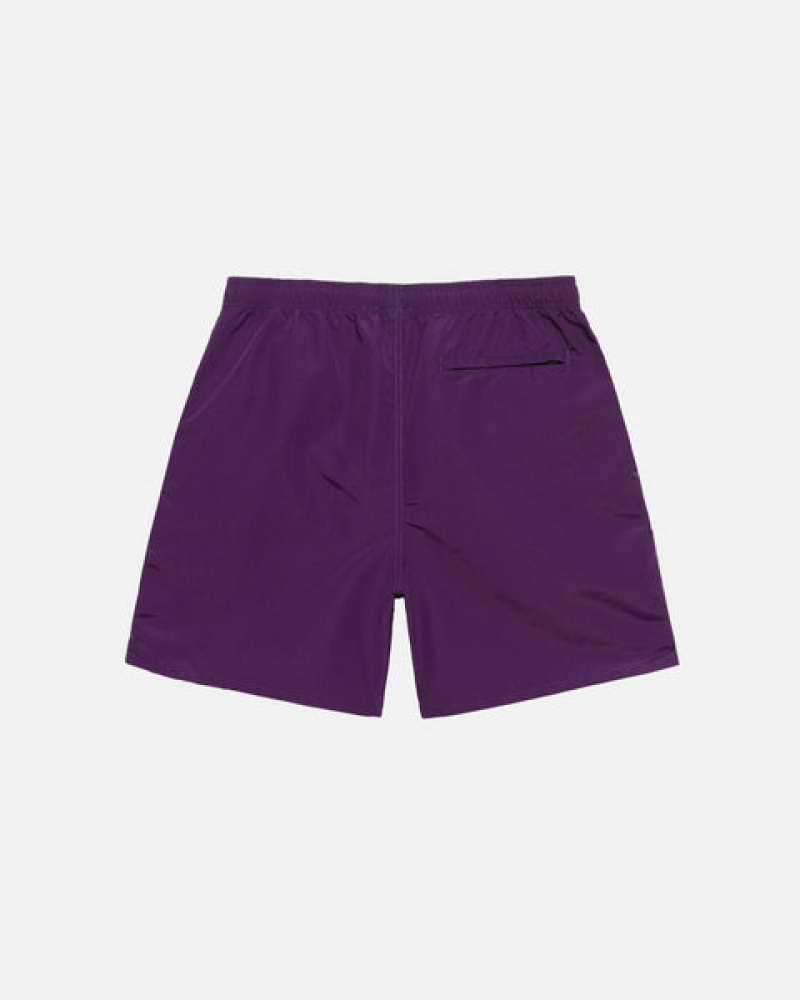 Costume De Baie Barbati Stussy Big Basic Apa Scurte Fucsie | NYG-5504