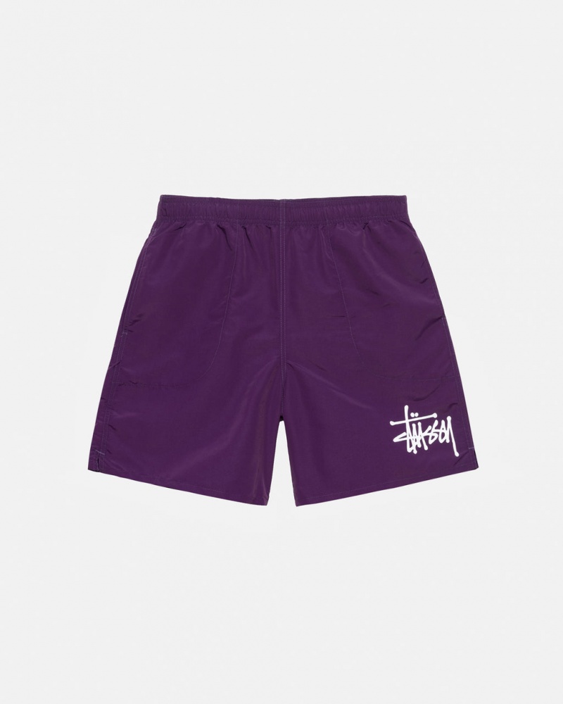 Costume De Baie Barbati Stussy Big Basic Apa Scurte Fucsie | NYG-5504