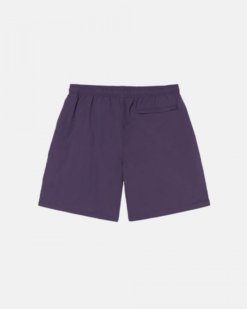 Costume De Baie Barbati Stussy Curly S Apa Scurte Violet | TNW-7996