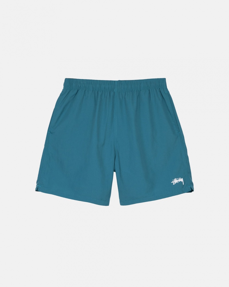 Costume De Baie Barbati Stussy Stock Apa Scurte Albastri | DQM-9264