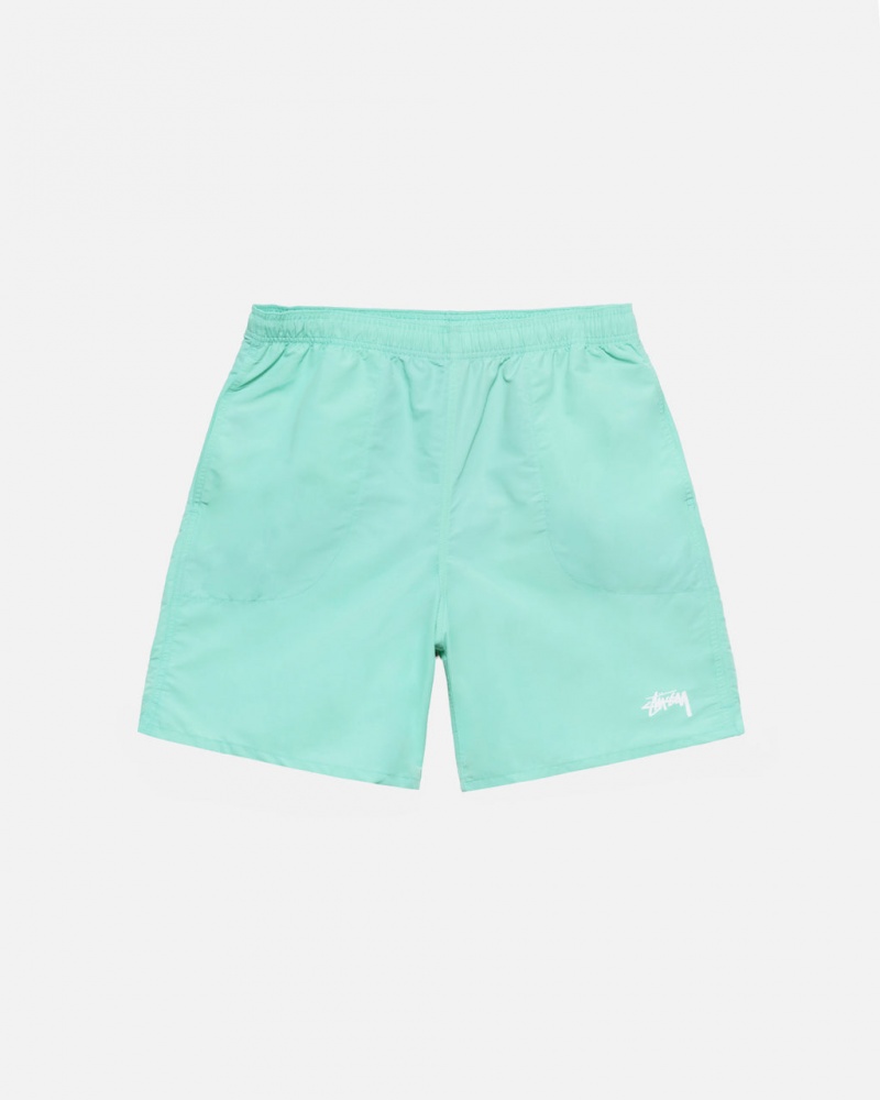 Costume De Baie Barbati Stussy Stock Apa Scurte Turcoaz Deschis | BGJ-7421