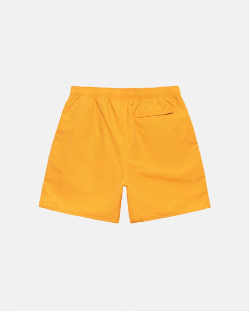 Costume De Baie Barbati Stussy Stock Apa Scurte Galbeni | VJL-3374