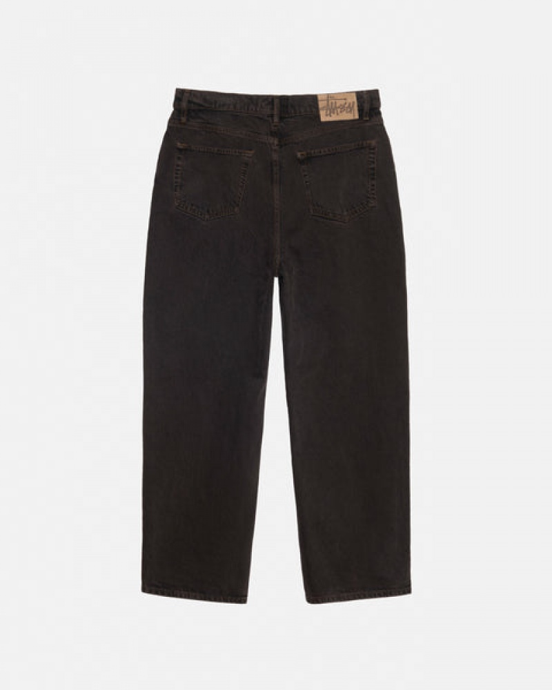 Denim Barbati Stussy Big Ol' Jean Denim Negrii | BZI-5390