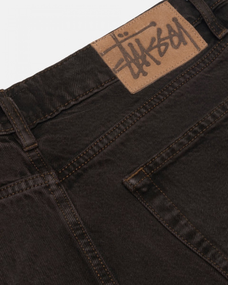 Denim Barbati Stussy Big Ol' Jean Denim Negrii | BZI-5390