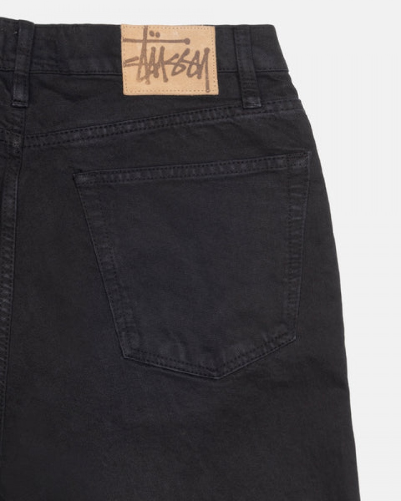 Denim Barbati Stussy Clasici Jean Overdyed Negrii | FWK-1305