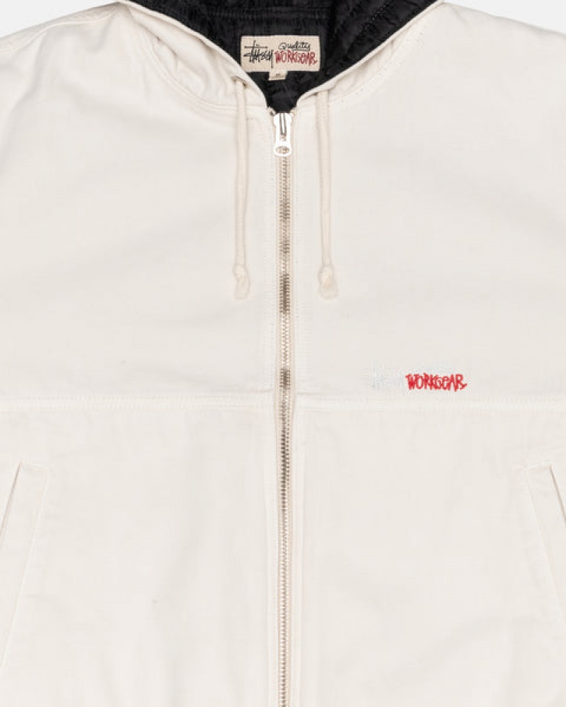 Geci Barbati Stussy Lucru Jacket Insulated Panza Bej | JKL-5841