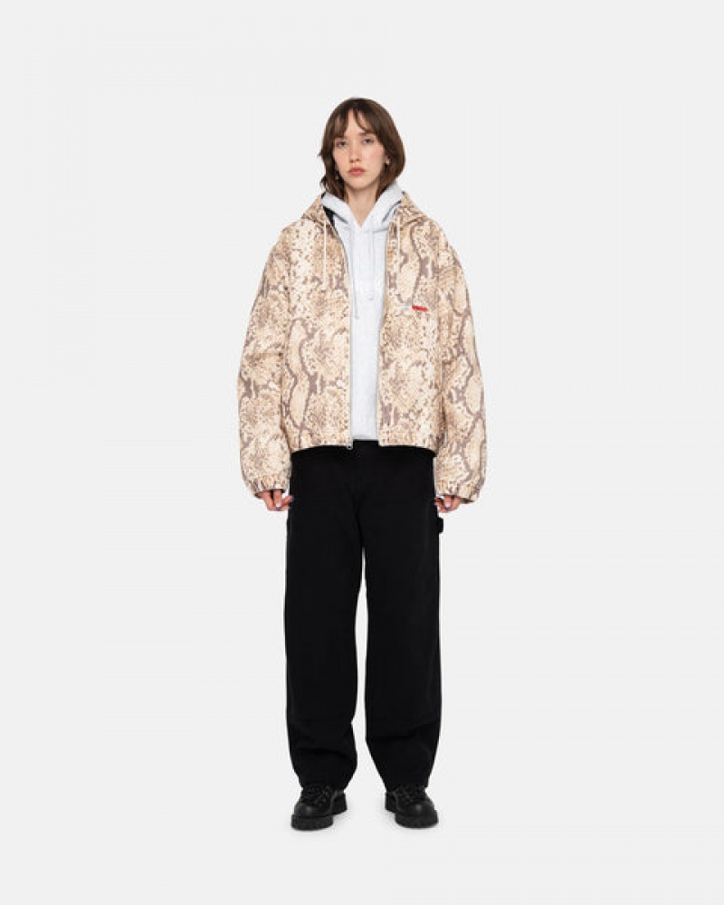 Geci Barbati Stussy Lucru Jacket Insulated Panza Snakeskin | CPJ-4591