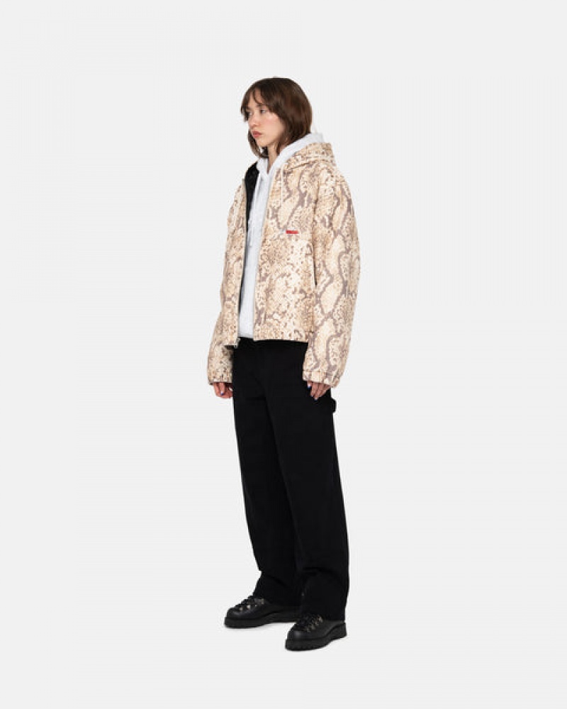 Geci Barbati Stussy Lucru Jacket Insulated Panza Snakeskin | CPJ-4591