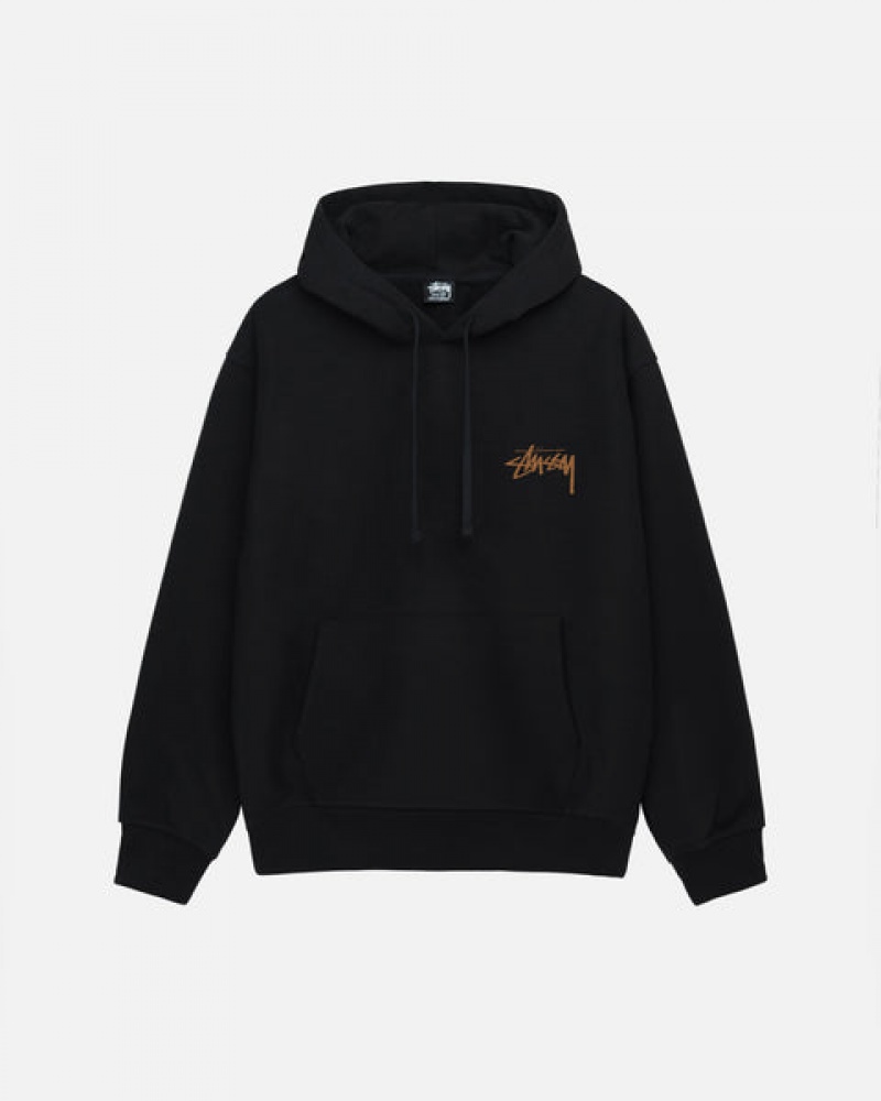 Hanorac cu Gluga Barbati Stussy Skate Tough Hoodie Negrii | OVX-0810