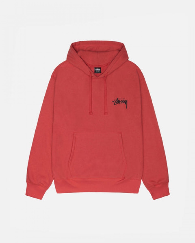 Hanorac cu Gluga Barbati Stussy Skate Tough Hoodie Rosii | RPQ-7177