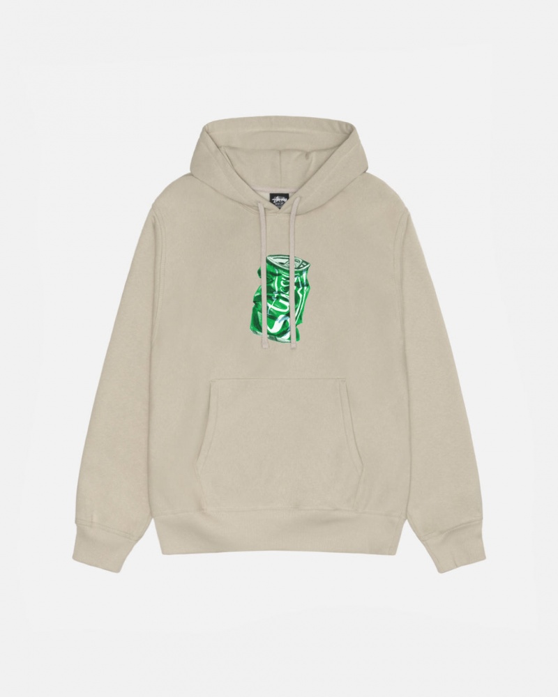 Hanorac cu Gluga Barbati Stussy Soda Can Hoodie Kaki | CGP-5265